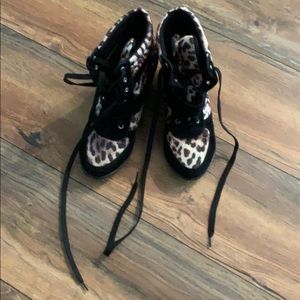 Cheetah Print High Tops